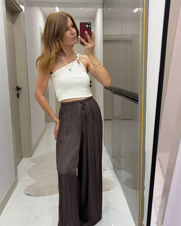Marka Model Saten Pantolon
