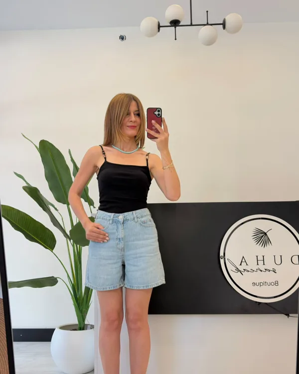 Tencel Jean Şort