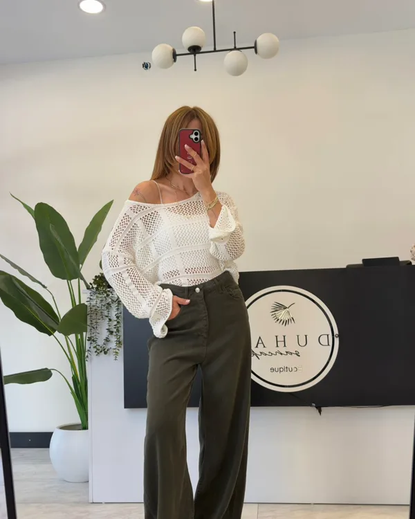 %100 Cotton Tencel Jean Haki (ARA BEDENSENİZ BİR BEDEN KÜÇÜK TERCİH EDİNİZ)