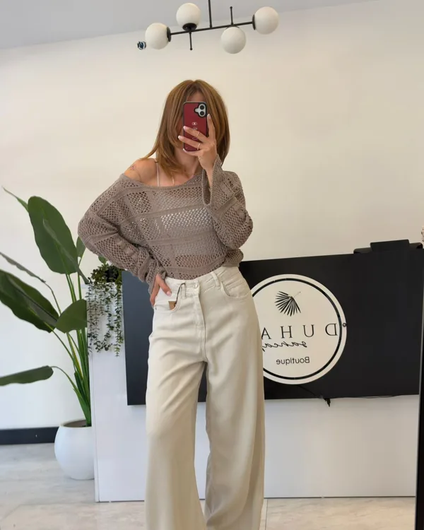 %100 Cotton Tencel Jean Bej ( ARA BEDENSENİZ BİR BEDEN KÜÇÜK TERCİH EDİNİZ)