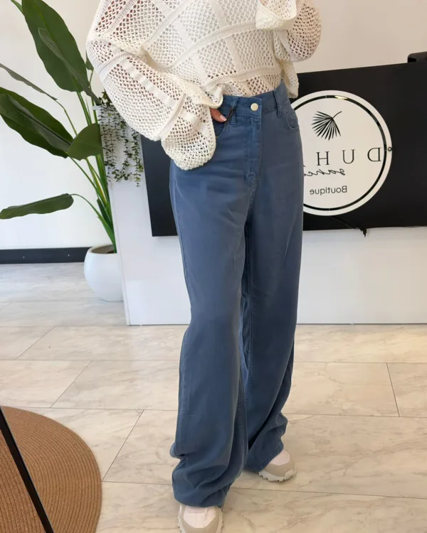 %100 Cotton Tencel Jean İndigo ( BİR BEDEN KÜÇÜK TERCİH EDİNİZ)